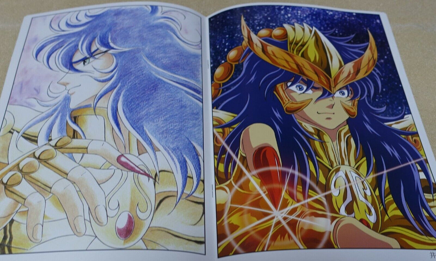 Saultswalt Saint Seiya Animation Staff's Saga & Milo Color Fan Art Book & Goods 
