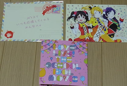 LOVE LIVE! THE SCHOOL IDOL MOVIE Privilege Letter Post Card Set 