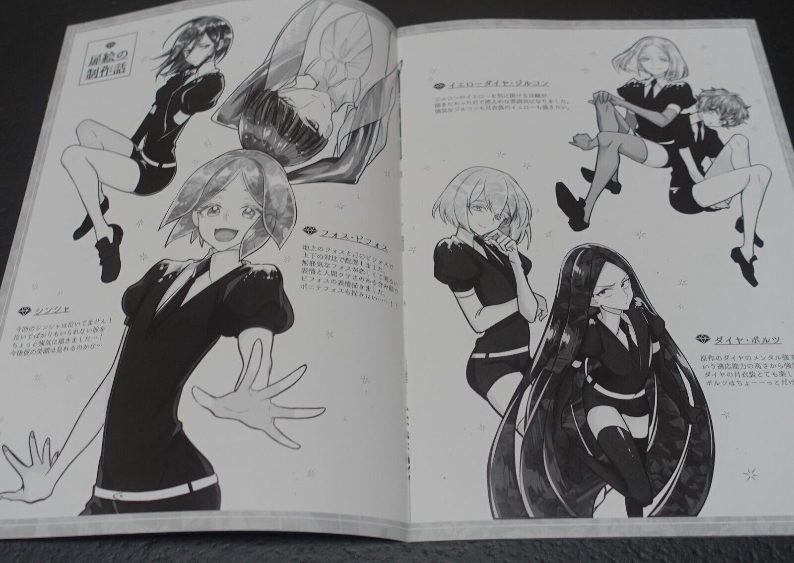 Banbi Morino NUH Houseki no Kuni Land of the Lustrous Fan Art Book LOTL ABLAZE 
