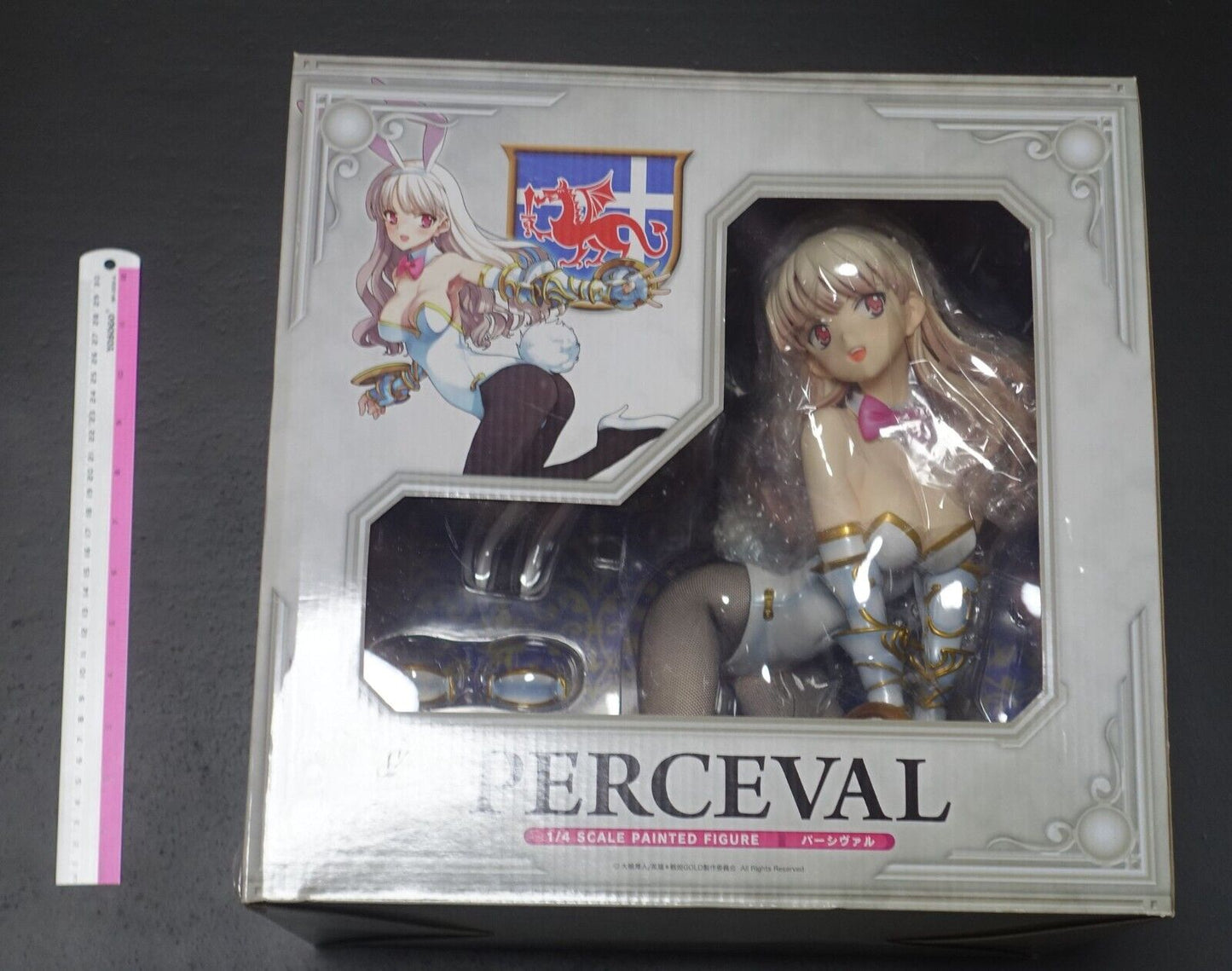 FREEing EiyuuSenki Gold: PERCEVAL 1/4 Scale PVC Figure Statue Bunny 
