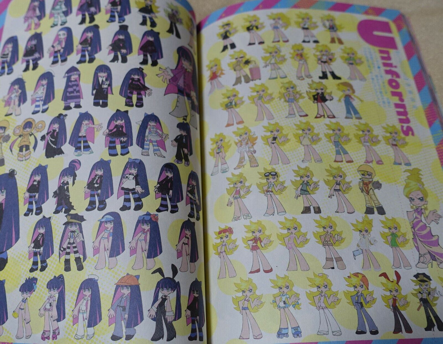 Panty and Stocking Design Data Illustration Art Book DATENCITY PAPARAZZI & 