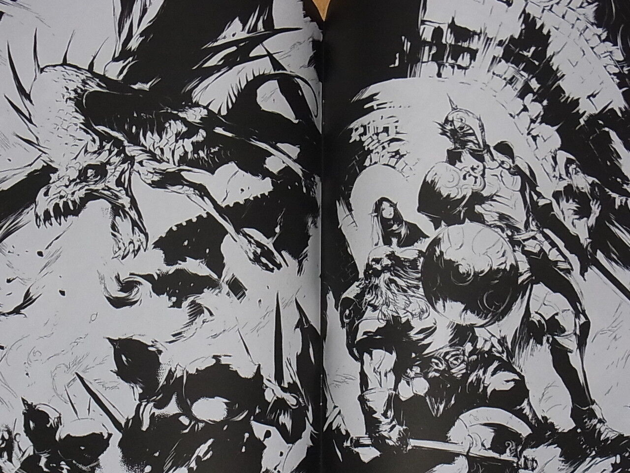 sansyu Original Fantasy Illustration Art Book shirokurosansyu with autograph 