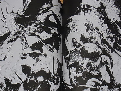 sansyu Original Fantasy Illustration Art Book shirokurosansyu with autograph 