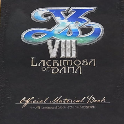 Ys 8 Lacrimosa of DANA Official Material Book Setting Art Ys8 