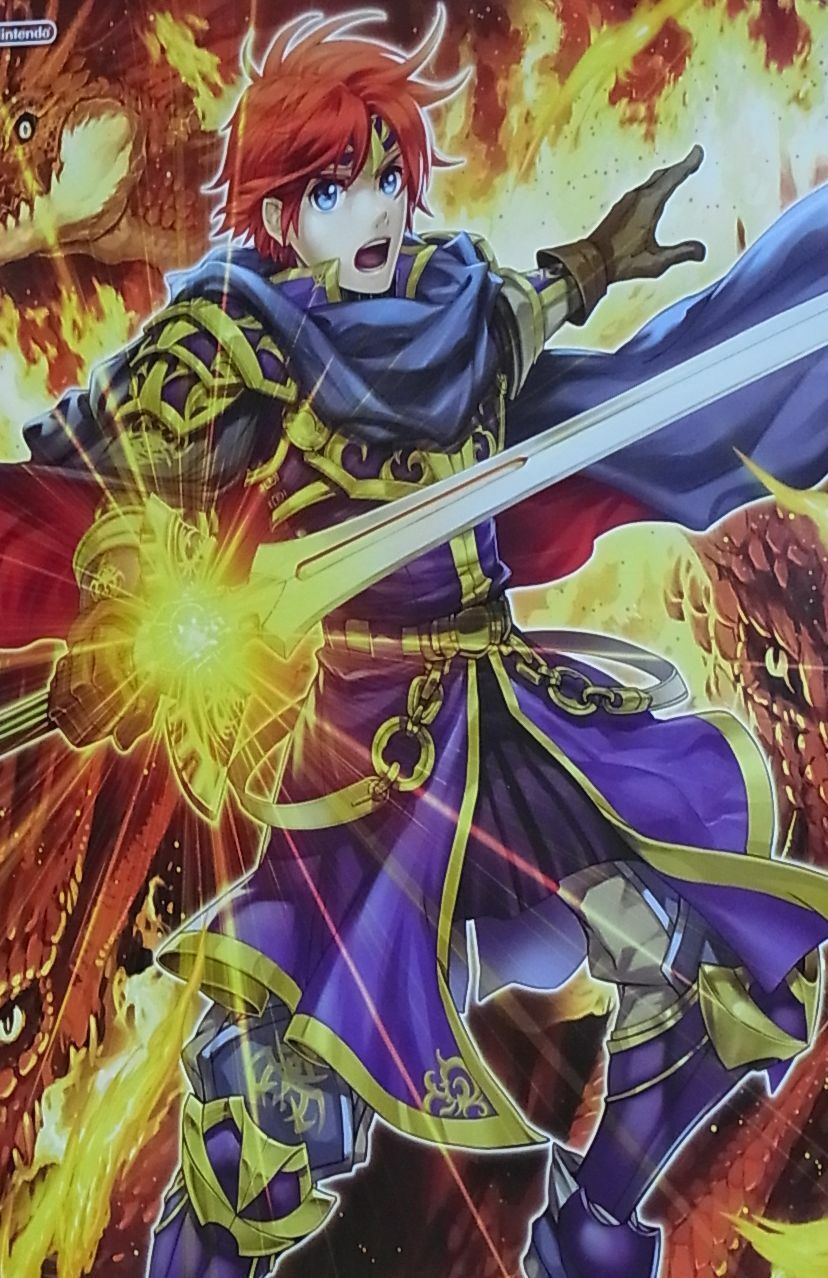 Fire Emblem Cipher Event Limited B2 Size Poster Roy 2019 Cipher Sai 