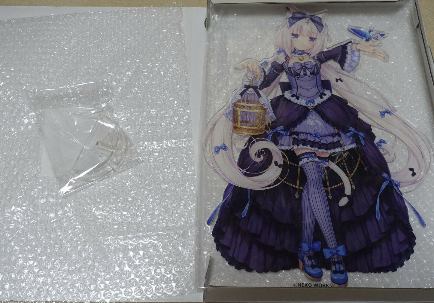 NEKO WORKs 10 th Anniversary Nekopara Big Acrylic Stand Figure Vanilla 