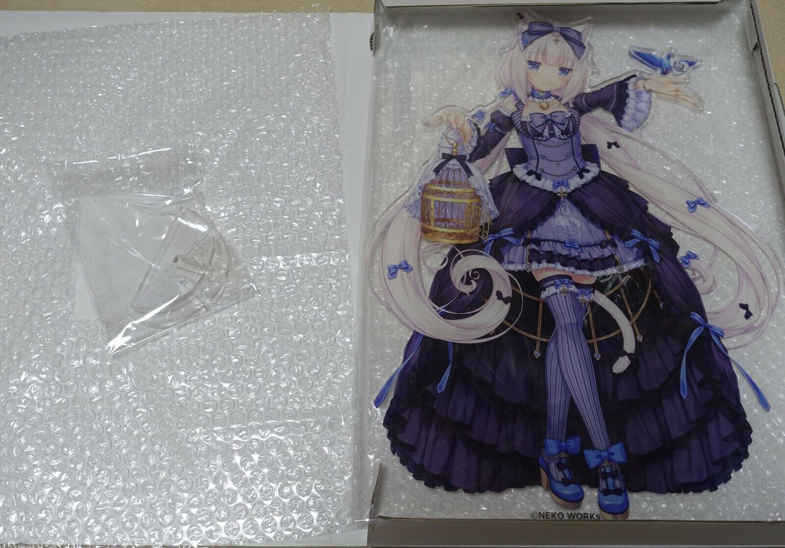 NEKO WORKs 10 th Anniversary Nekopara Big Acrylic Stand Figure Vanilla 