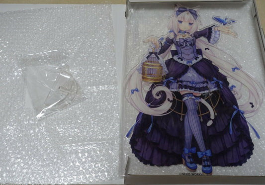 NEKO WORKs 10 th Anniversary Nekopara Big Acrylic Stand Figure Vanilla 