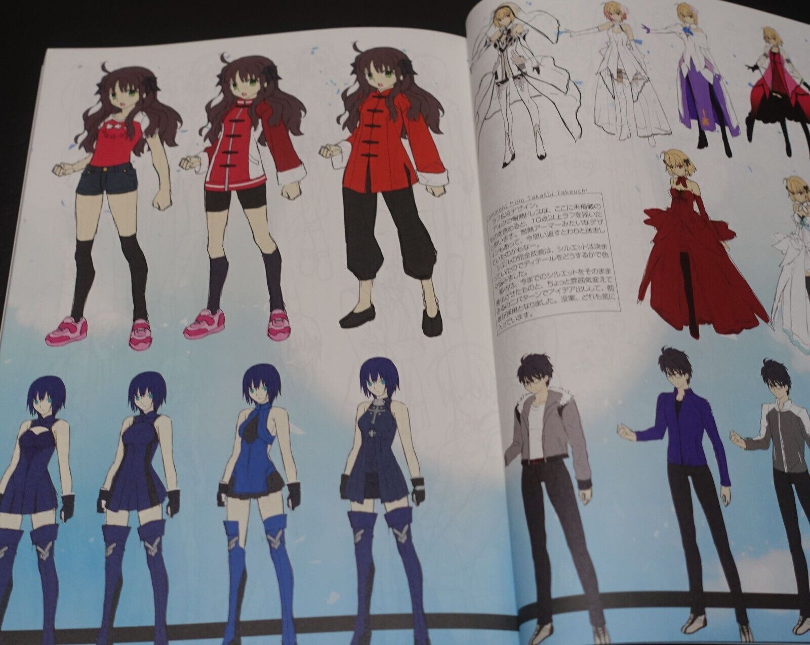 Takehouki Katatsuki Kouhon & FGO Avalon le Fae Synopsys Scenario Script Book Set 