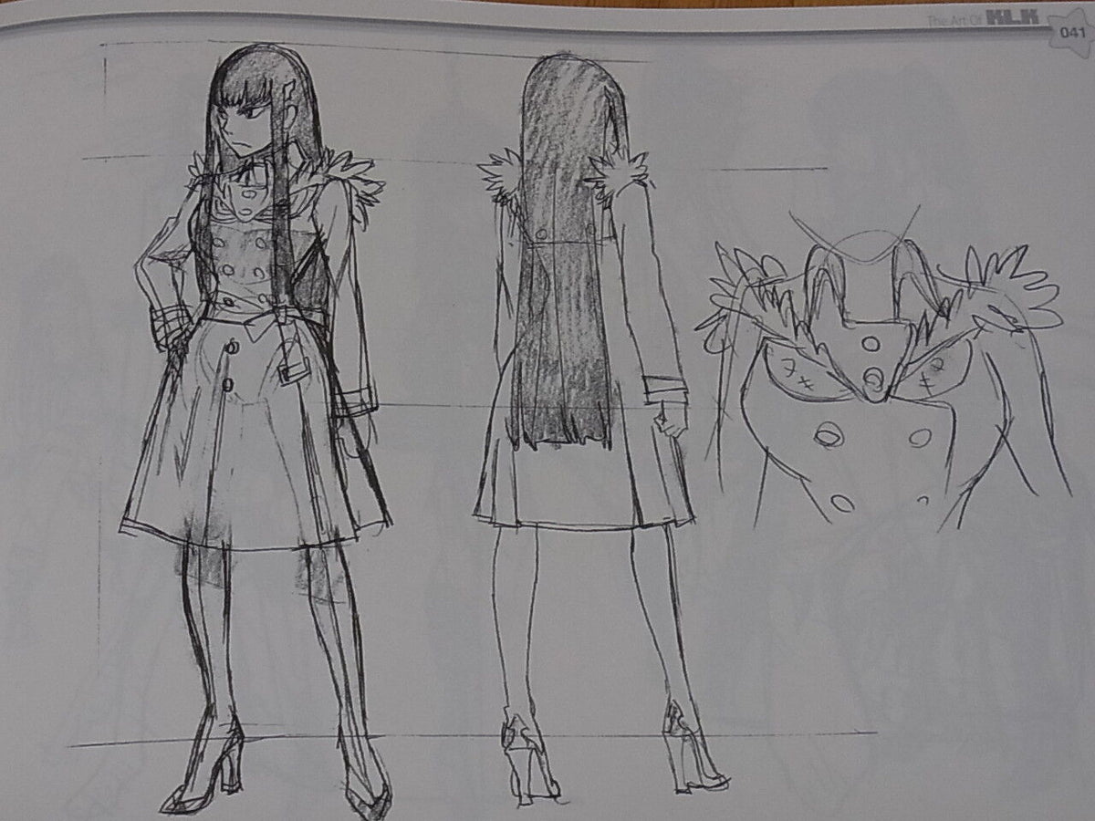 THE ART OF KLK Vol.2 Kill la Kill Design art Doujinshi Book 148page RARE C87 