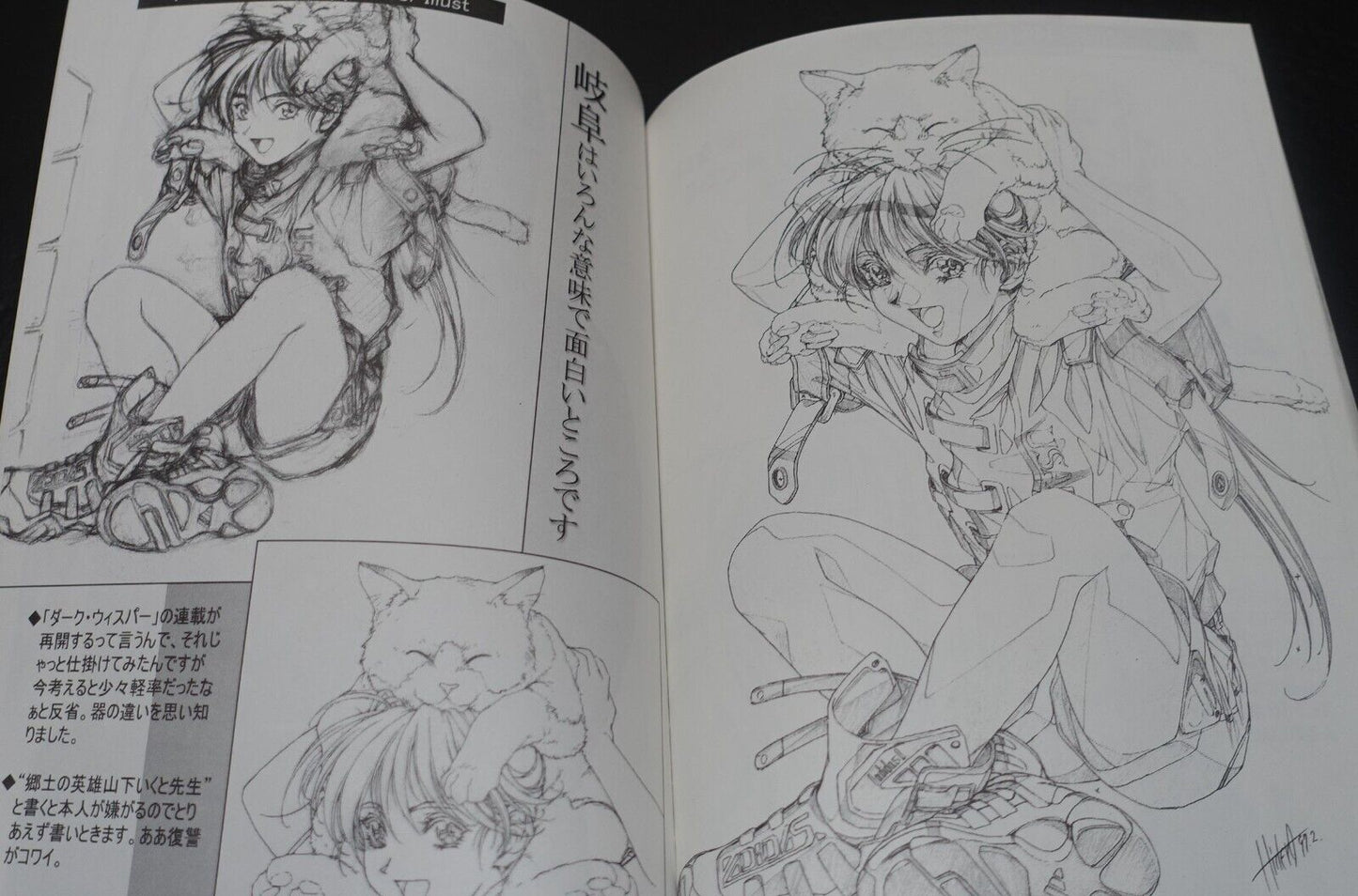Hiderou Horibe Illustration Art Work Book PRODUCTION 