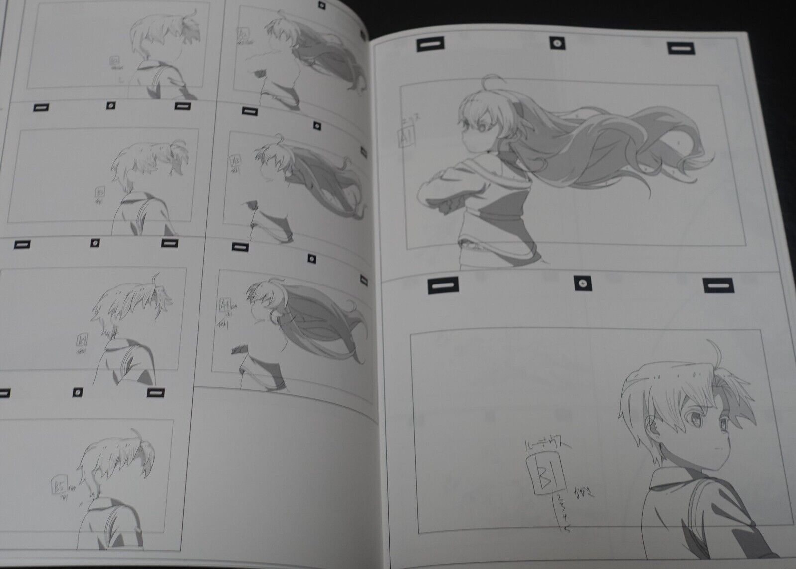 Studio Bind Mushoku Tensei Teaser PV & ED Animation Key Frame Art Book Set 