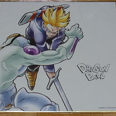 Dragon Ball Super Print Shikishi Art Board 20 x 20 cm Trunks & Frieza 