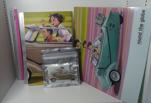 Range Murata Pasta's Estab Color Art Book & Stand Figure PVC Art Sheet Set C100 