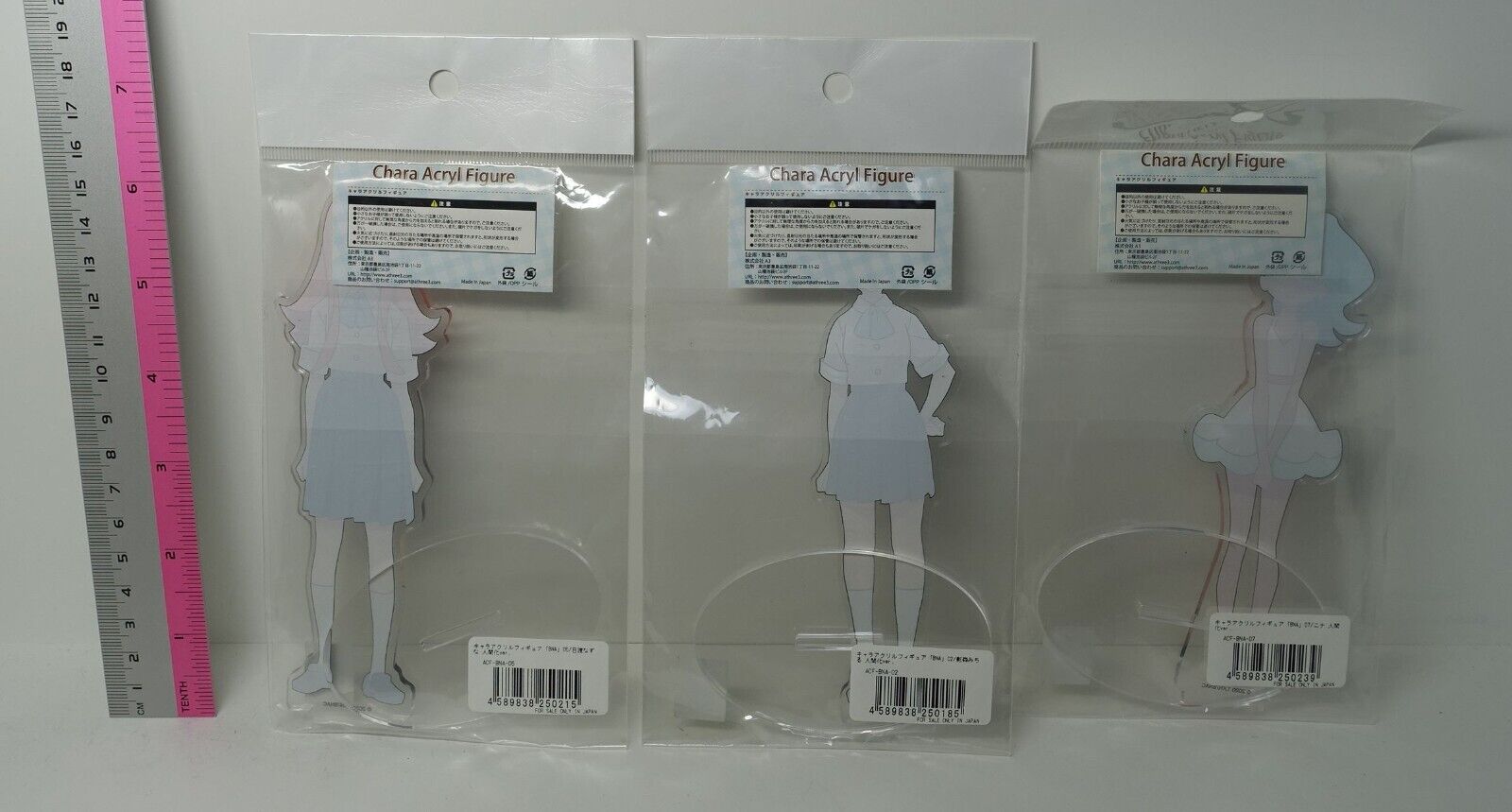 BNA Acrylic Stasnd Figure Set Michiru Nazuna Nina 