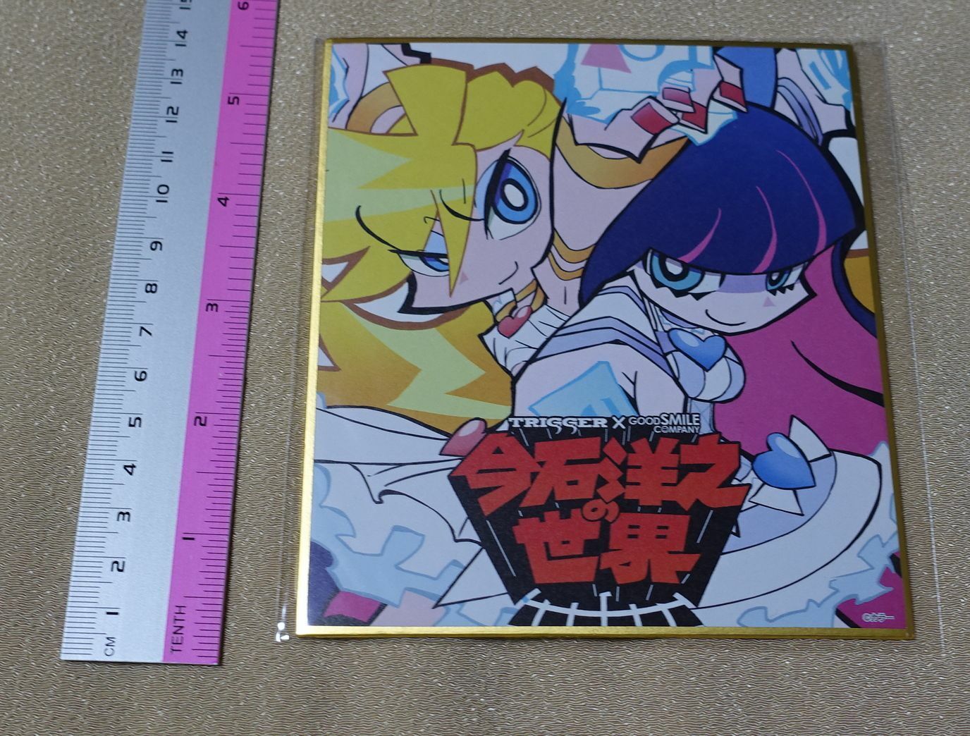 World of Hiroyuki Imaishi Expo Print Shikishi Art Board Panty and Stocking 