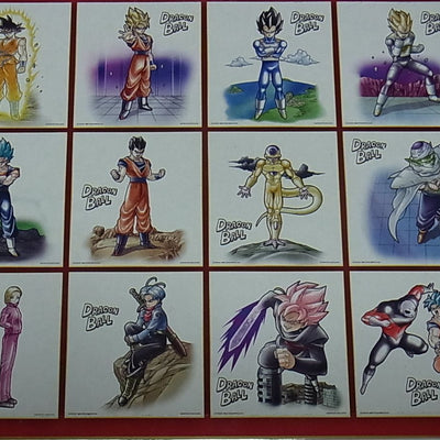 Dragon Ball Super Print Shikishi Art Board 27 x 24 cm 12 piece complete set 