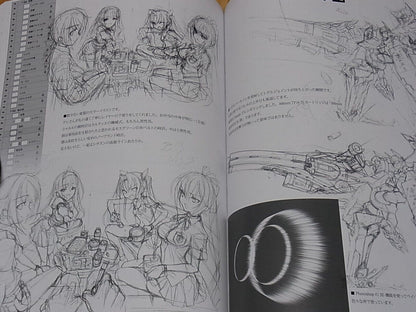Chocolate Shop Infinite Stratos visual rough art book Infninite Emission 142page 