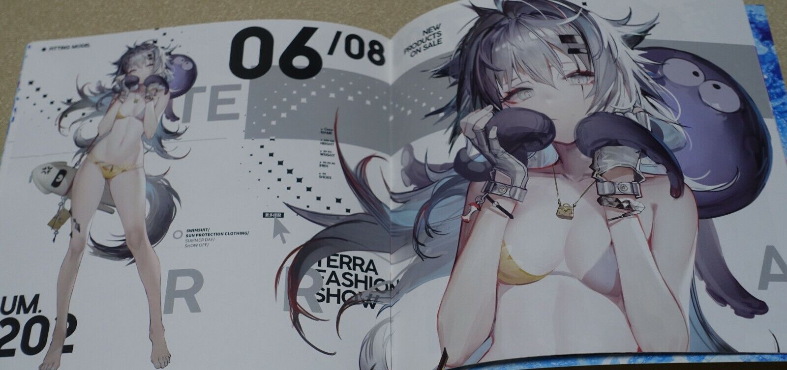LIDUKE ARKNIGHTS Characters Swim Suit Color Art Book SUM.1202 