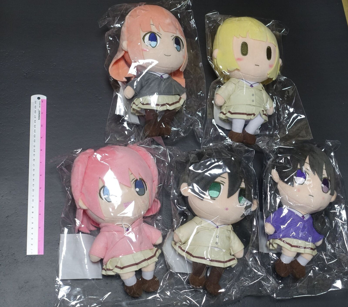Watamote Plushie Plush Doll 5 Character Complete Set SQUARE ENIX 
