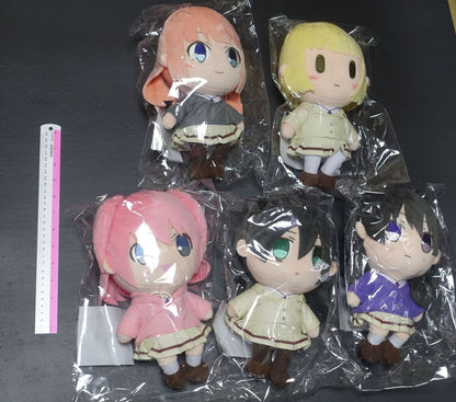 Watamote Plushie Plush Doll 5 Character Complete Set SQUARE ENIX 