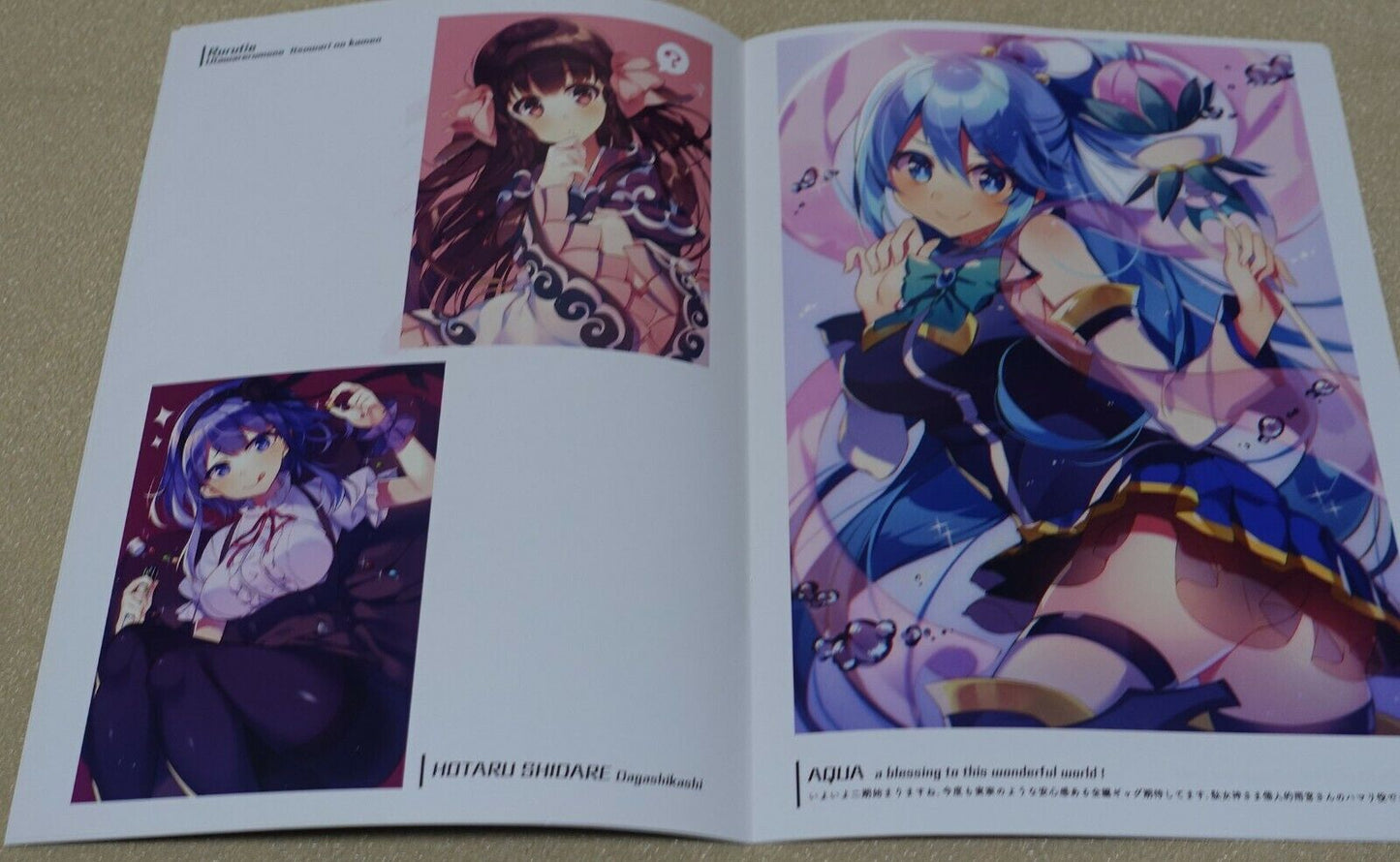 Exit. Japanese animation characters Fan Art Book the Second Exit 