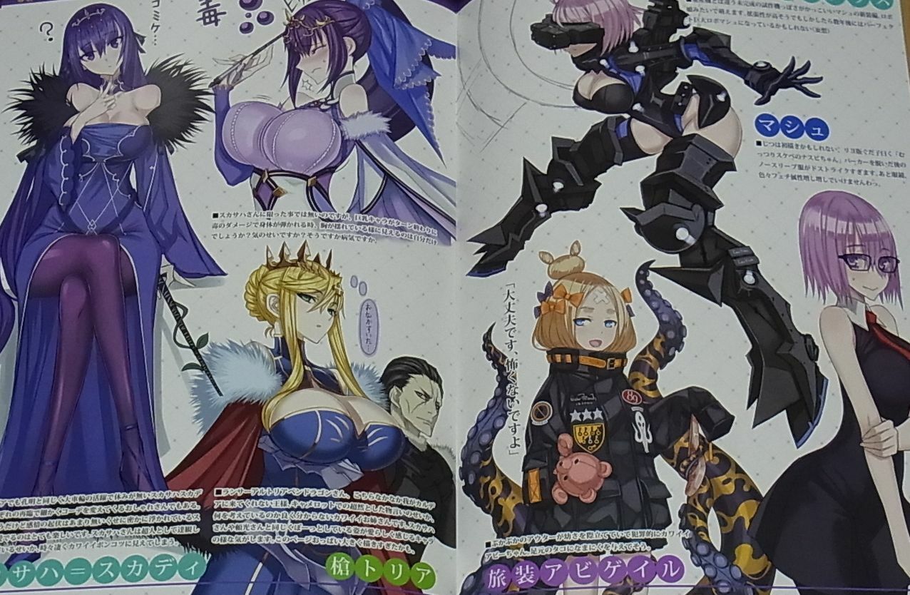 Honjou Raita Fate FGO Designer's Fan Art Book Rakugaki1-3 Complete Set Raikou 