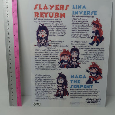 Slayers Character PVC Art Board Lina & Naga C 