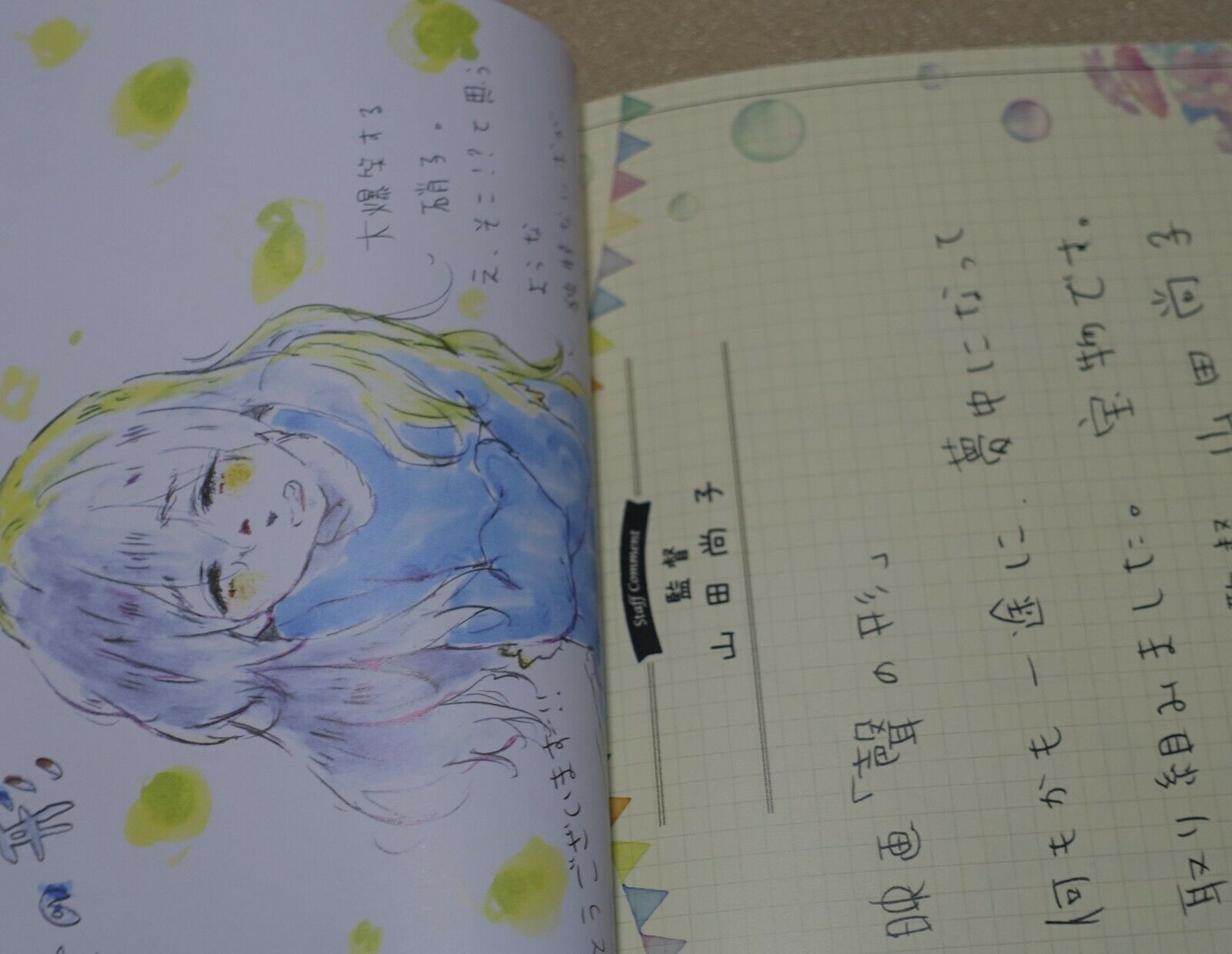 Kyoto Animation Movie A Silent Voice The Shape of Voice Staff Illustration Book 