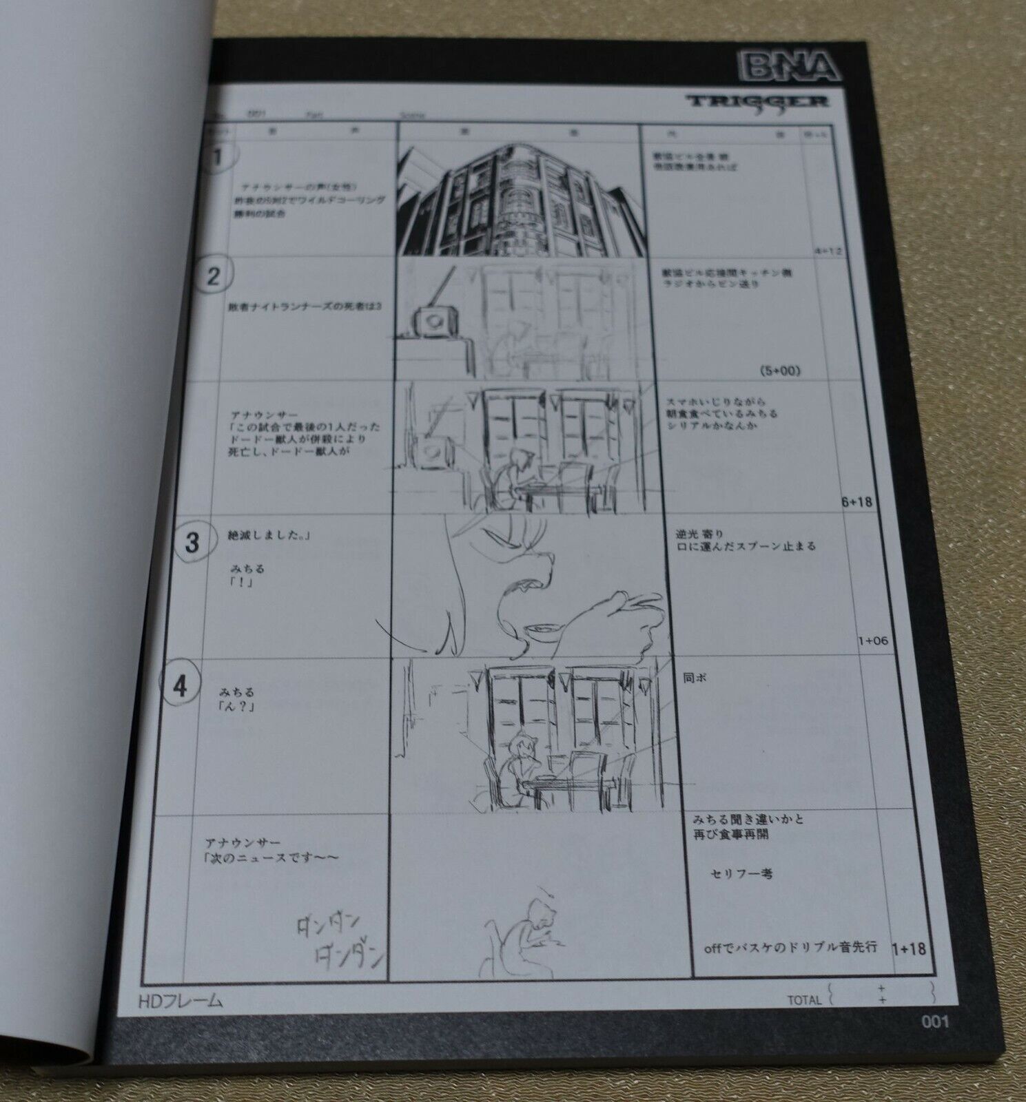BNA Animation Art Work Book 3 Set vol.2 Design Key Frame Story Board B.N.A 