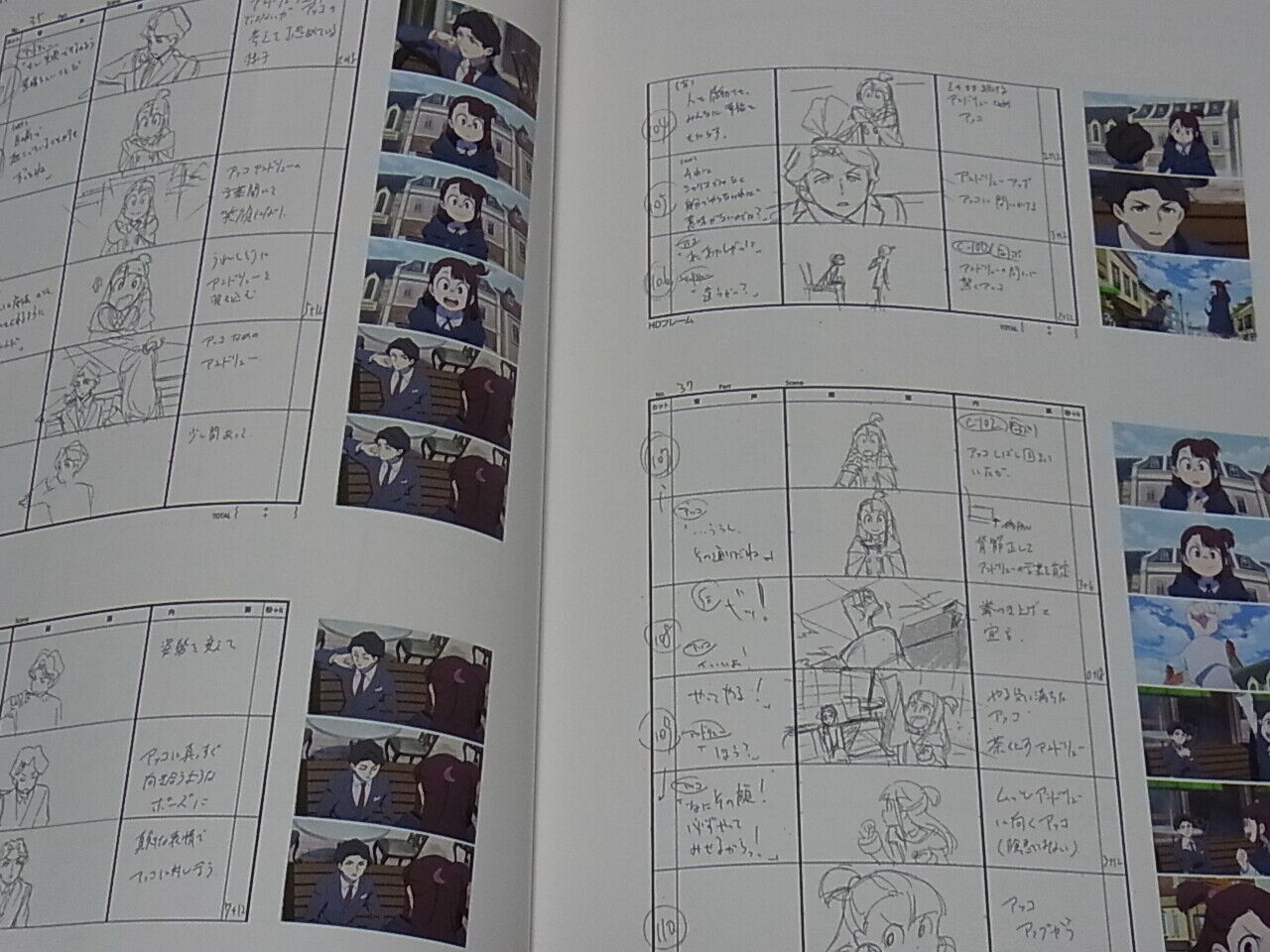 Little Witch Academia Story Board Art Book Vol.8 Epi22-23 
