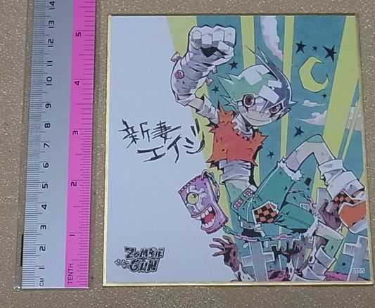 Takeshi Obata Exhibition Event Print Shikishi Art Board Niizuma Eiji Bakuman 