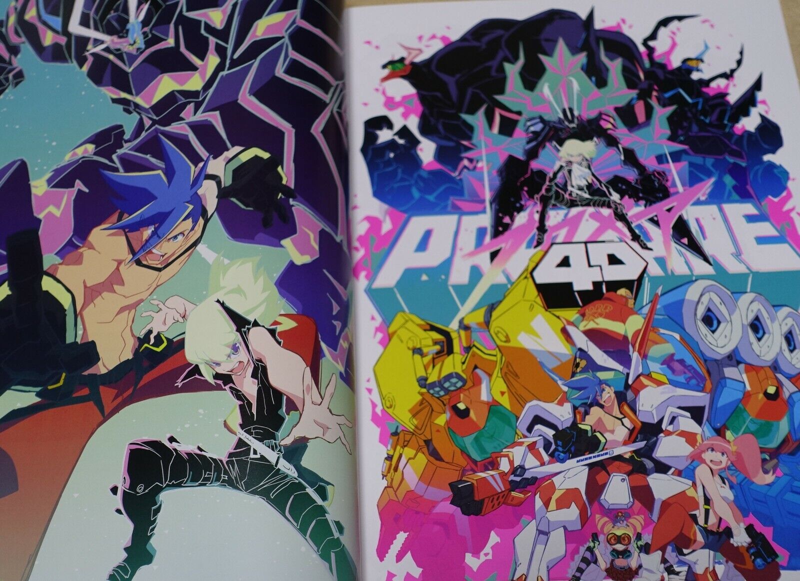 Hiroyuki Imaishi Animation , Key Frame Art Book & Panty & Stocking Comic PROMARE 
