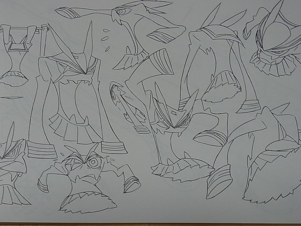 Kill La Kill Setting Art Book 1 Very Rare SUSHIO 