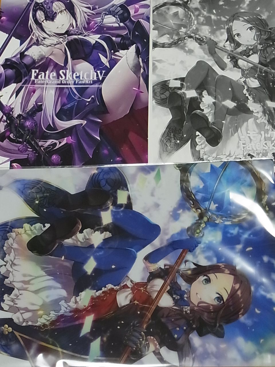 Debuneko Fate FGO Color Fan Art & Sketch Book with 2 clear file set C95 