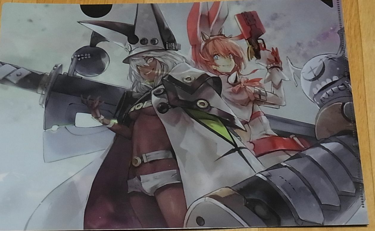 VampireKiller Guilty Gear Fan Made PVC Art Sheet Clear File 
