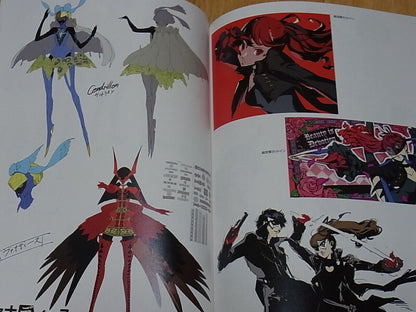 Persona5 The Royal Art & Design Book Persona 5 Shigenori Soejima Hard cover book 