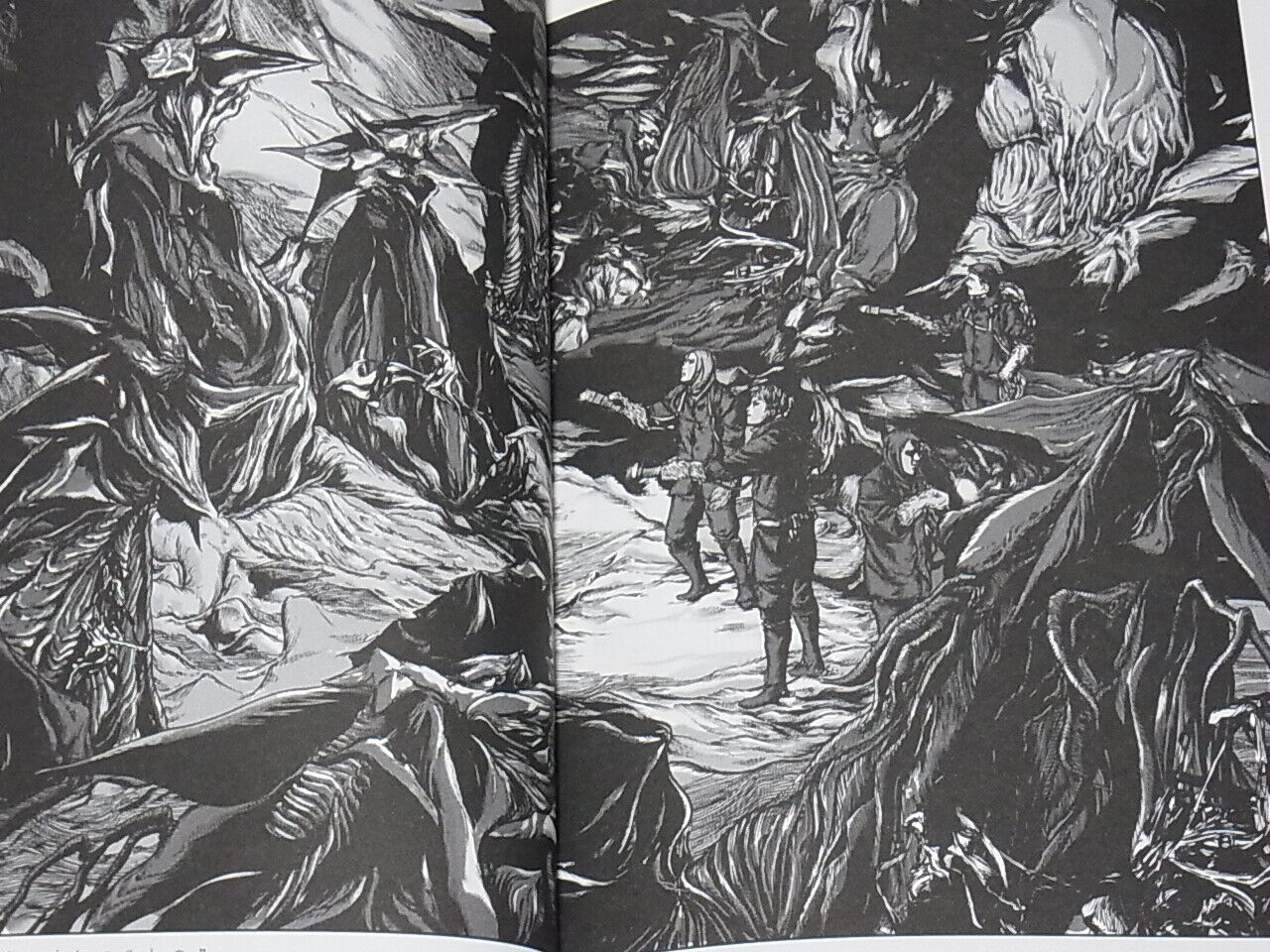 JAPANESE COMIC H.P.LOVECRAFT AT THE MOUNTAINS OF MADNESS Vol.1-4 GOU TANABE 