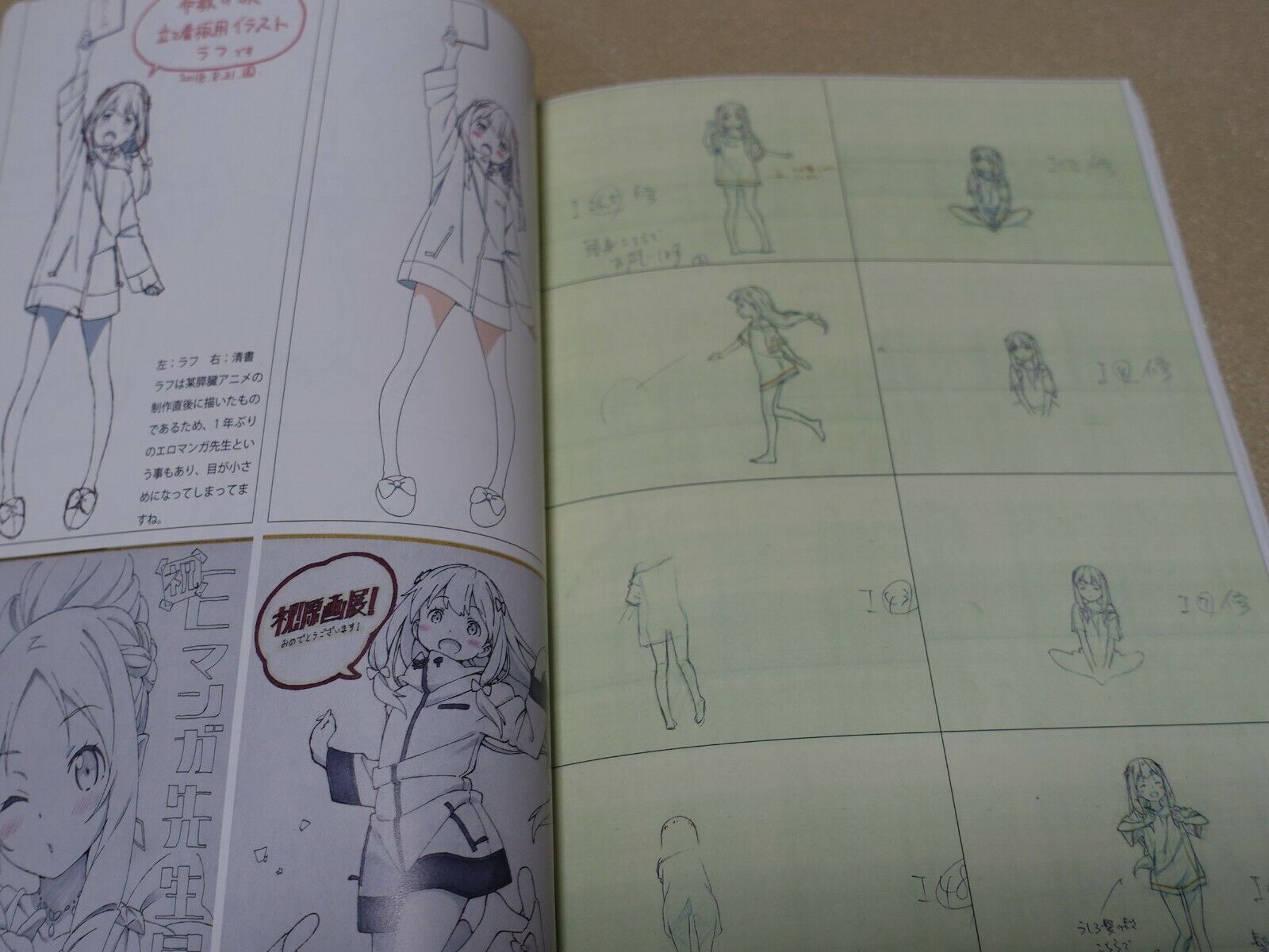 Yuichi Oka Okayu Eromanga Sensei Animation Key Frame Art Work Book 