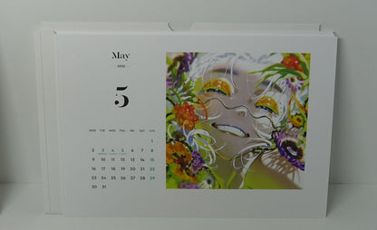 Mai Yoneyama Illustration Art Desk Calendar APR.2022-MAR.2023 