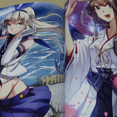 Mahoukaihei Toshokan Arpeggio of Blue Steel & Kancolle Color Fan Art Book 