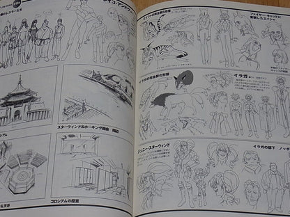 Outlaw Star Animation Setting Art Collection Book 114page 