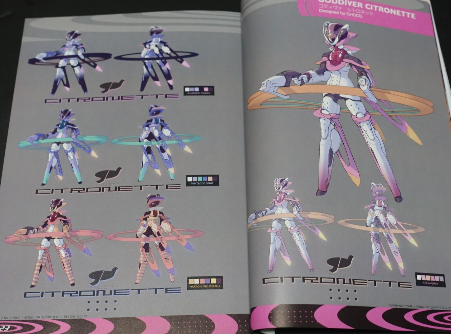 Chocolate Shop WarTech Senko no Ronde Design Art Work Book No Ronde No Emission 