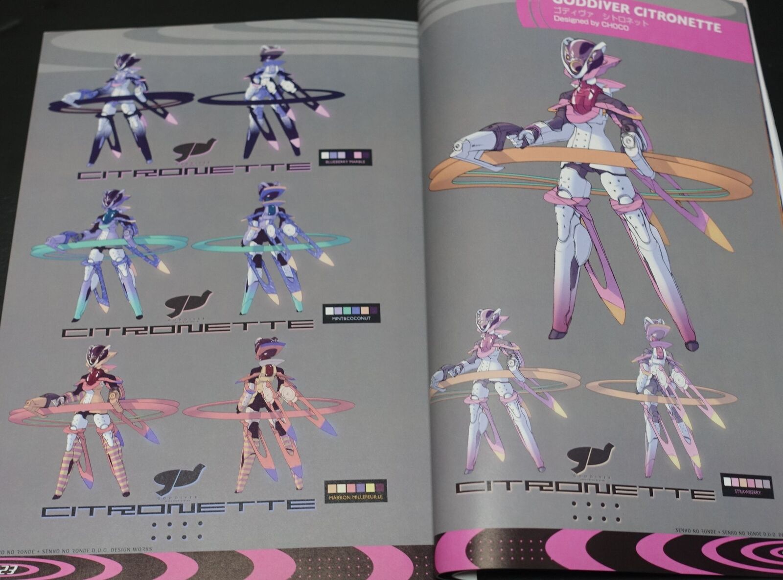 Chocolate Shop WarTech Senko no Ronde Design Art Work Book No Ronde No Emission 