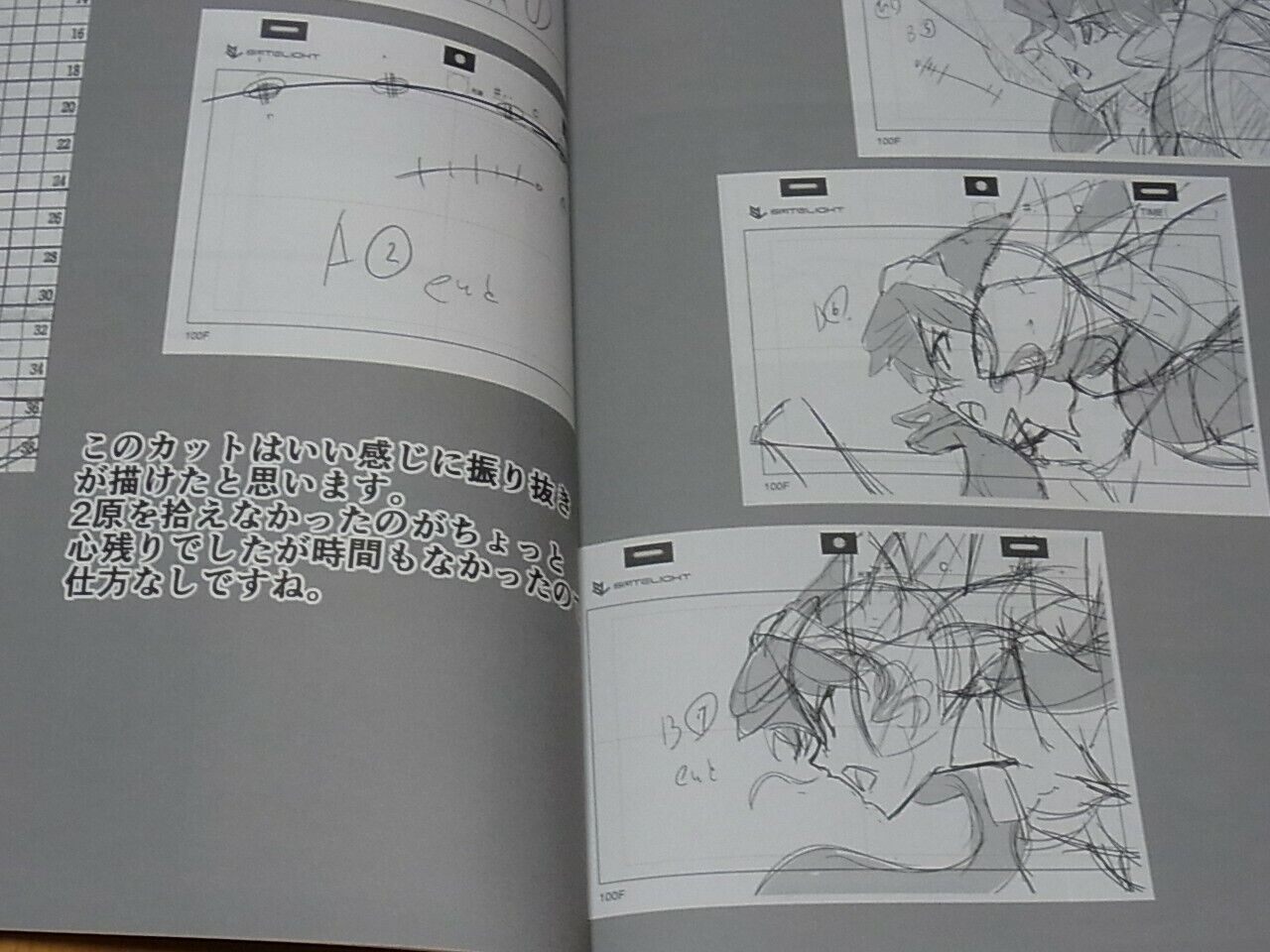 Senki Zesshou Symphogear Key Frame Art Collection Doujinshi Hanyu Rough 01 