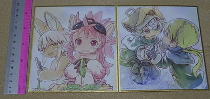 Tsukushi Akihito MADE IN ABYSS DAWN OF A DEEP SOUL Shikishi Art Board 2 Set 