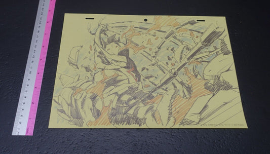 Umakoshi Yoshihiko Print Illustration Art Sheet CASSHERN 