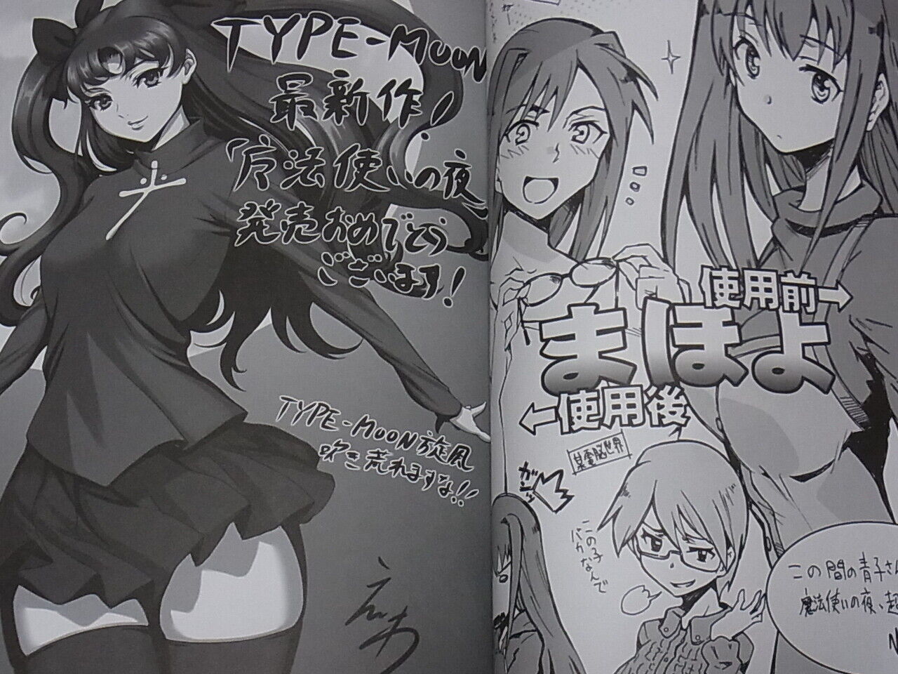 TYPE-MOON WICH ON THE HOLY NIGHT Official Fan Art Book Premiere Mah?tsukai no 