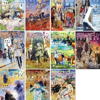 Japanese Comic Set Frieren Beyond Journey's End Sousou no Frieren vol.1-11 