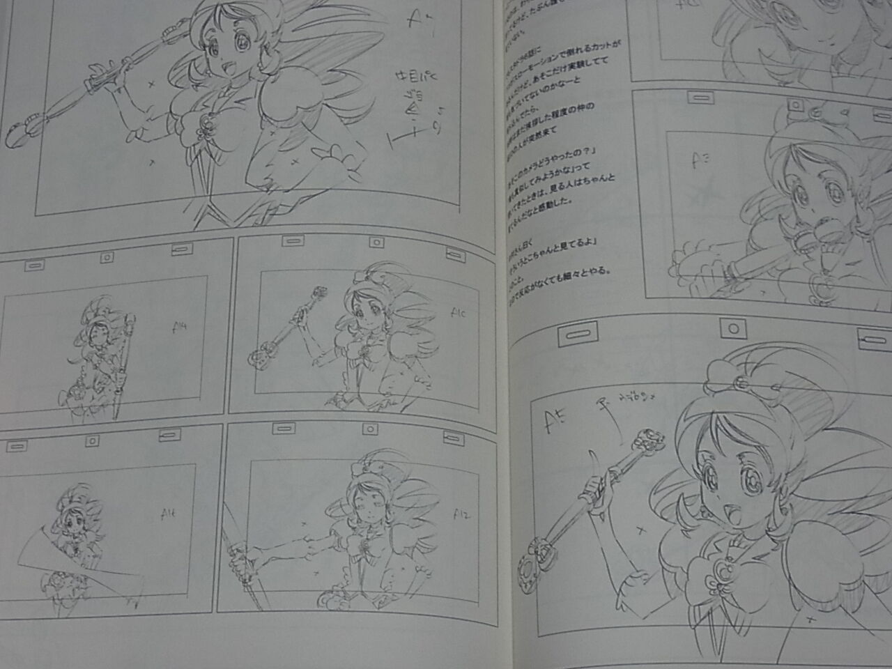 Shingo Fujii Animation Keyframe art works Pretty Cure Saki C86 precure 